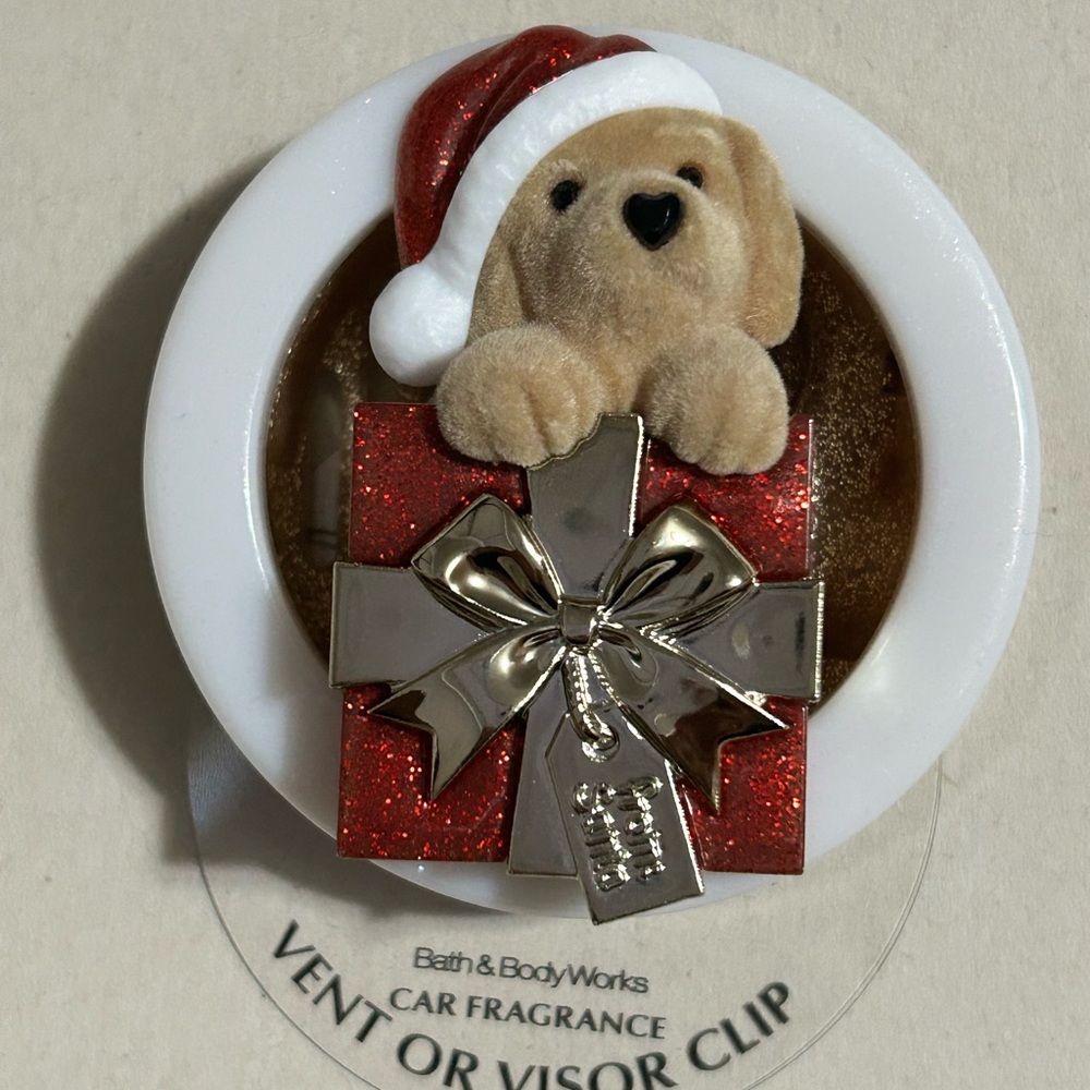 Bath & Body Works Gifted Puppy Car Vent Clip